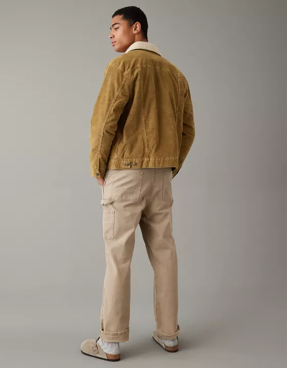 AE Corduroy Sherpa Trucker Jacket - Image 2