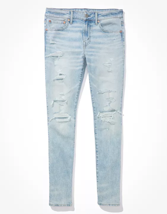AE AirFlex+ Ultrasoft Patched Skinny Jean - Image 3