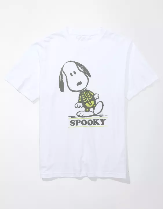 AE Super Soft Snoopy Halloween Graphic T-Shirt - Image 3