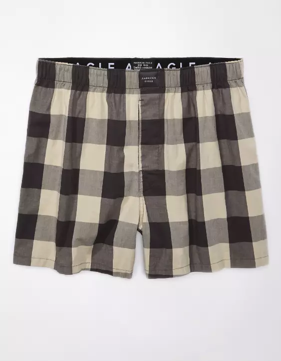 AEO Plaid Stretch Boxer Short - Image 3