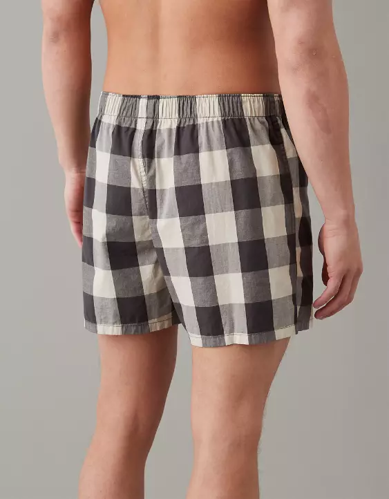 AEO Plaid Stretch Boxer Short - Image 2