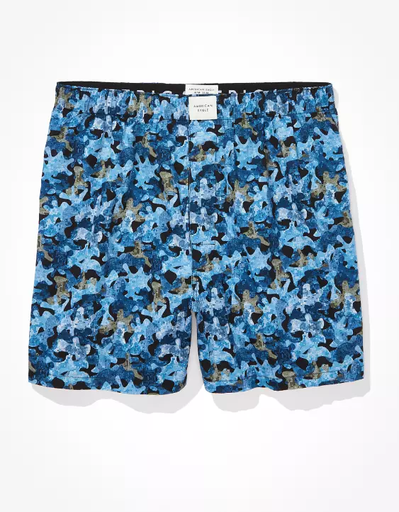 AEO Blue Camo Stretch Boxer Short - Image 3