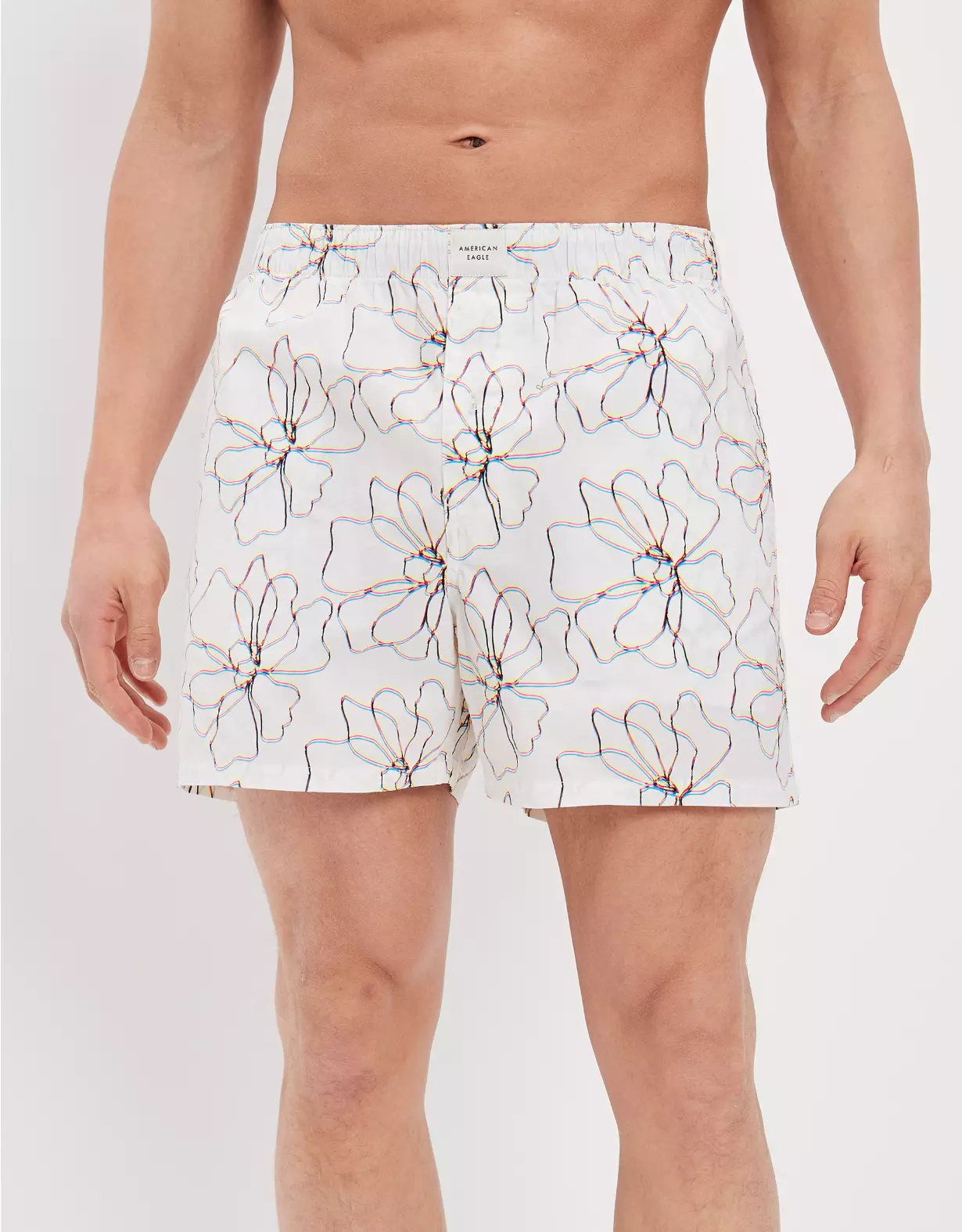 AEO Floral Sketch Stretch Boxer Short
