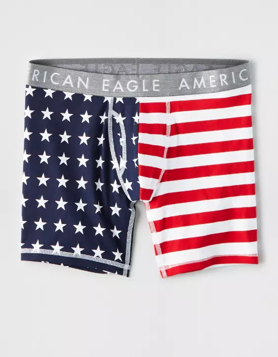 AEO Stars + Stripes 6" Boxer Brief - Image 3