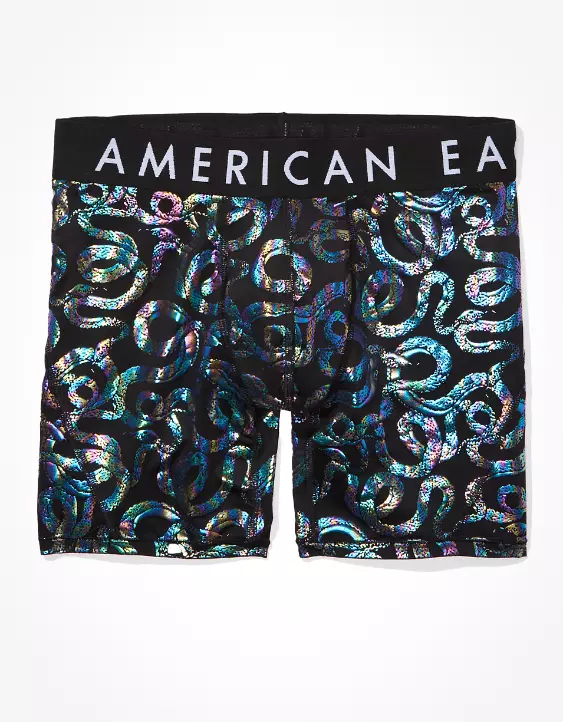 AEO Silver Snakes 6" Flex Boxer Brief - Image 3