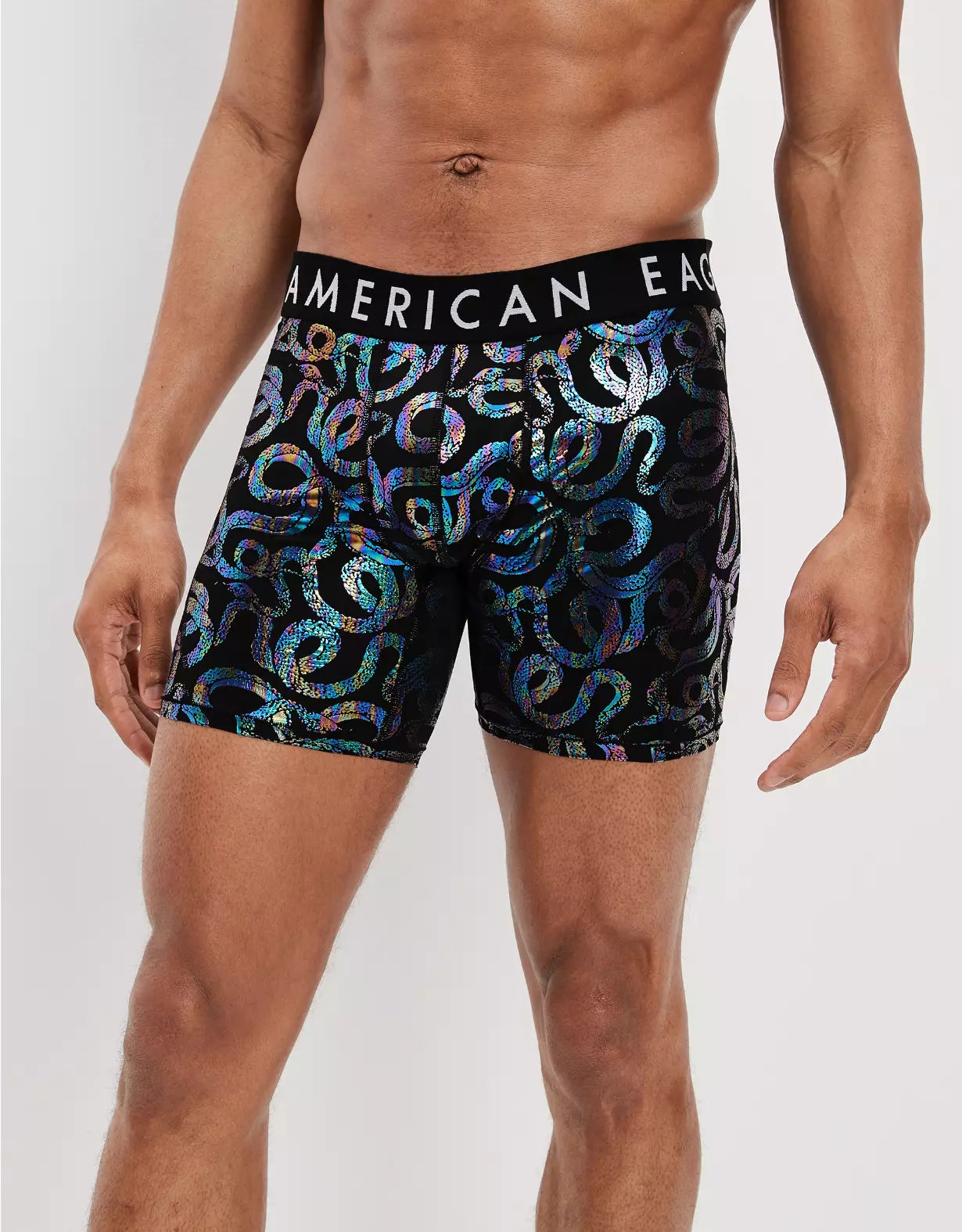 AEO Silver Snakes 6" Flex Boxer Brief