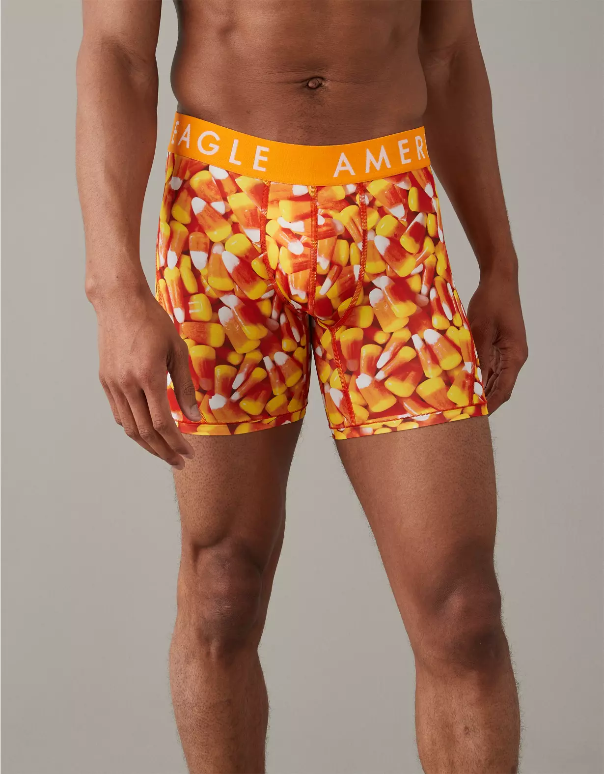 AEO Candy Corn 6" Flex Boxer Brief