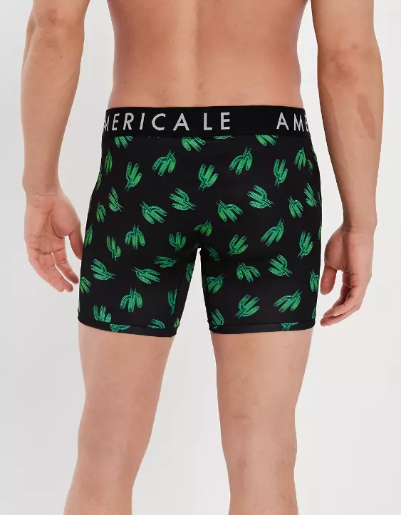 AEO Neon Cacti 6" Flex Boxer Brief - Image 2