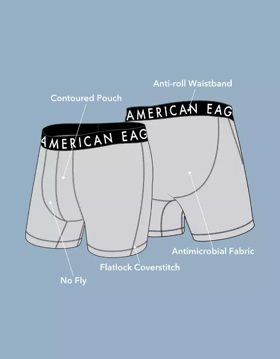 AEO 6" Flex Boxer Brief 3-Pack - Image 3