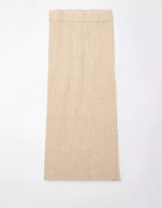 AE Ribbed Midi Sweater Skirt - Image 3
