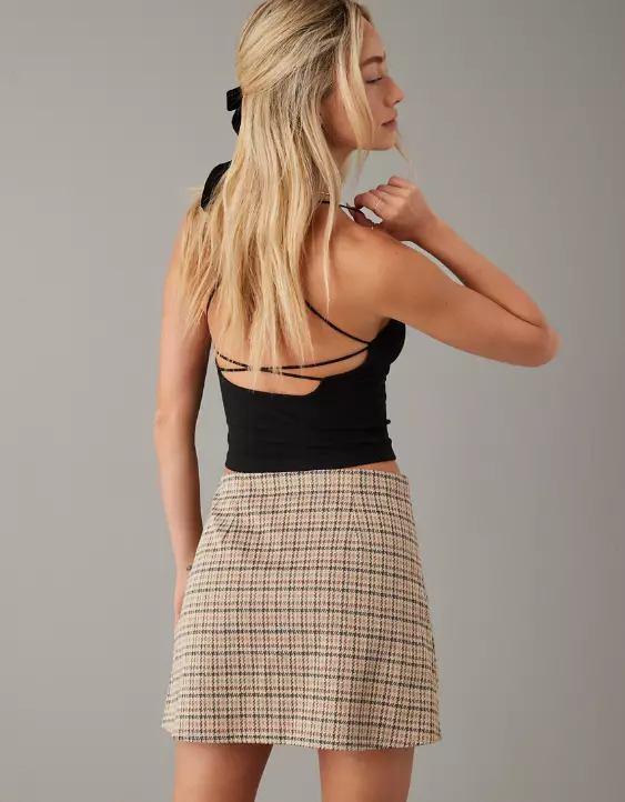 AE Plaid It Knit Skort - Image 2