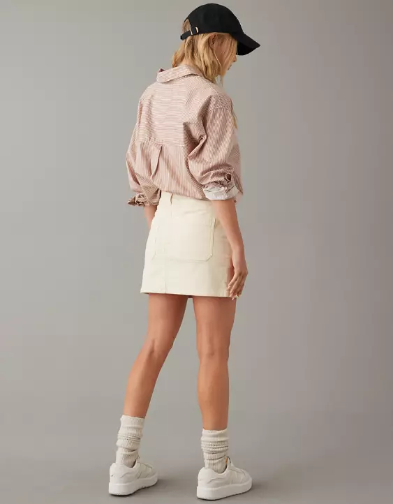 AE High-Waisted Corduroy Mini Skirt - Image 2