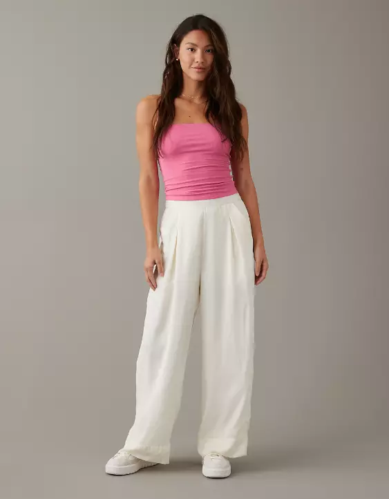 AE High-Waisted Pull-On Wide Leg Pant - Image 2