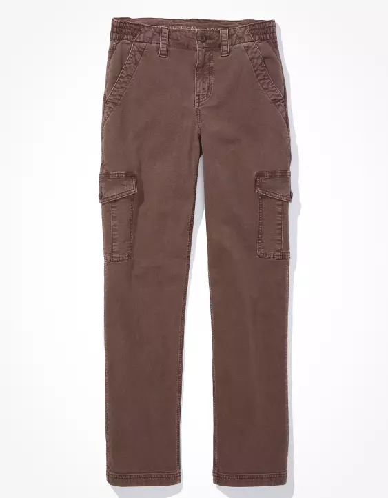 AE Stretch Curvy Cargo Straight Pant - Image 3