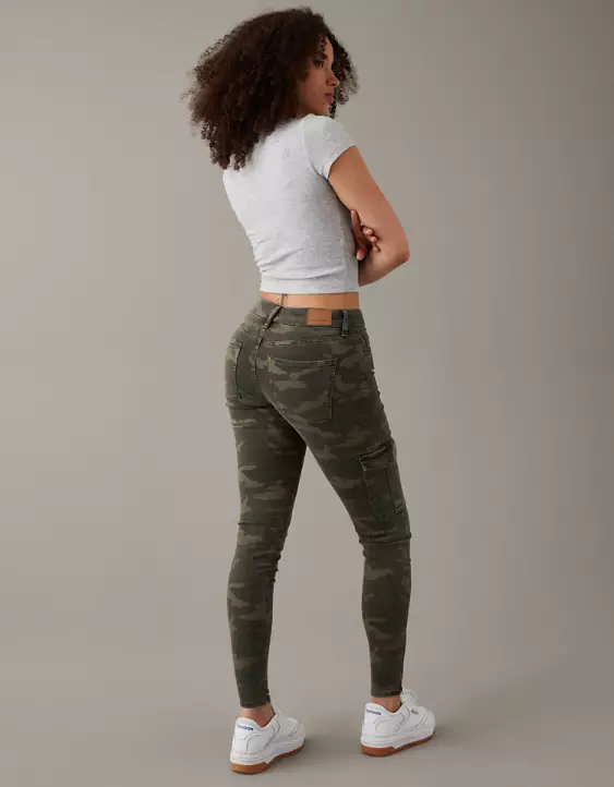 AE Next Level Curvy High-Waisted Cargo Jegging - Image 2