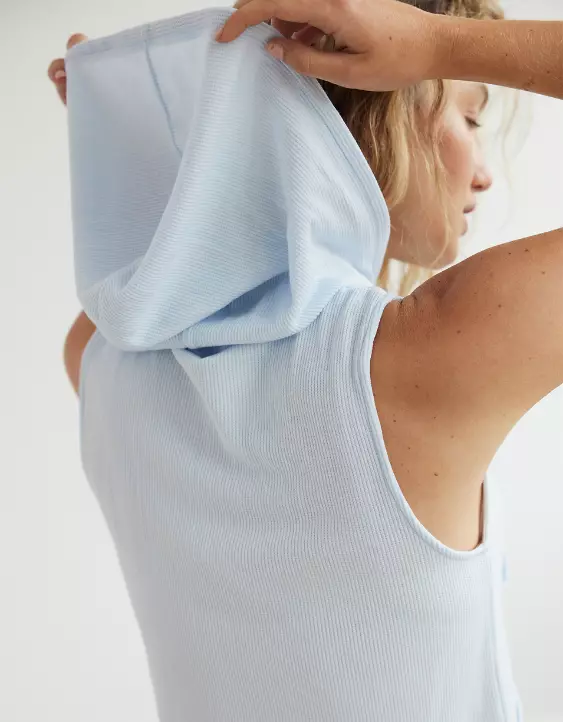 AE X The Ziegler Sisters Sleeveless Hoodie Tee - Image 2