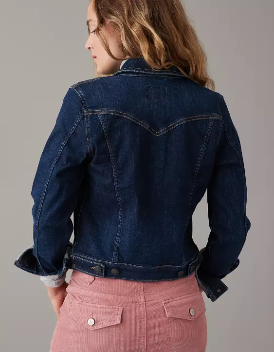 AE Super Shrunken Denim Jacket - Image 3