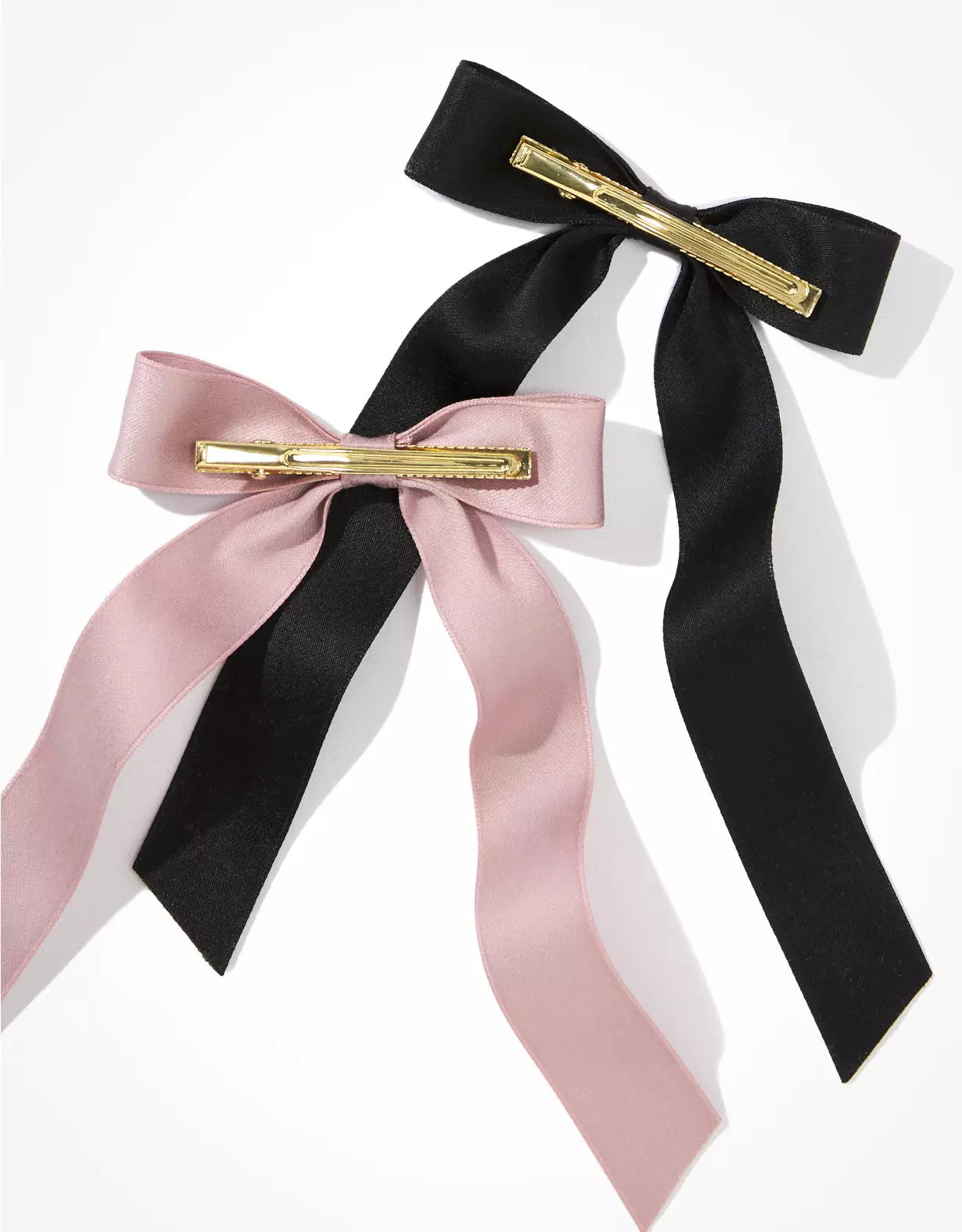 AEO Pink + Black Hair Bow 2-Pack - Image 2
