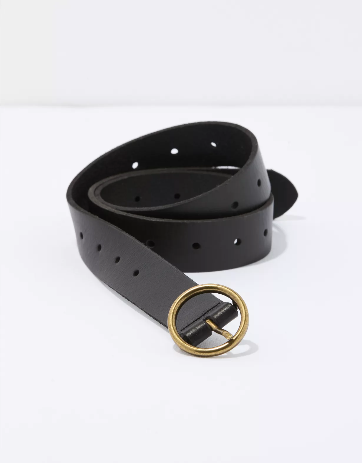 AEO Oval Buckle Leather Belt