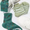 AE Daisy Striped Boyfriend Sock 2-Pack