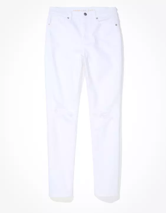 AE Stretch Ripped Mom Jean - Image 3