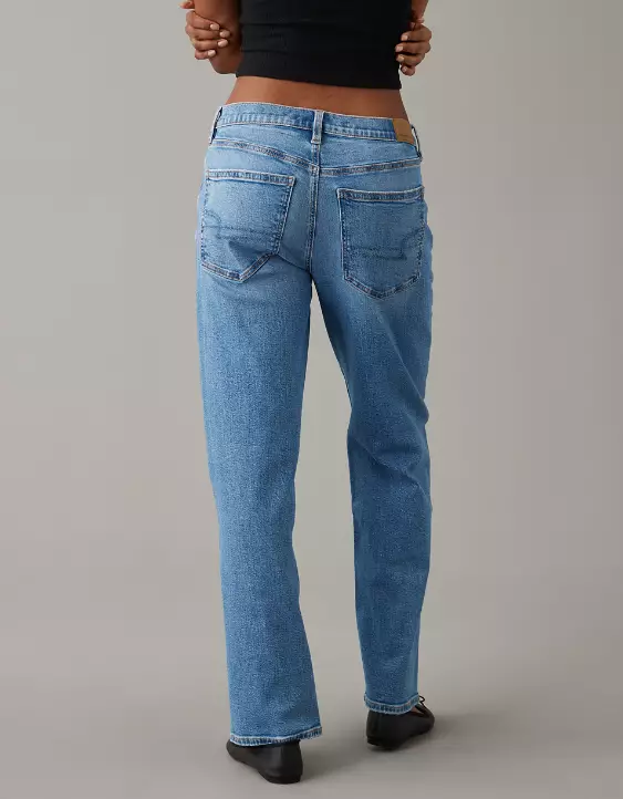 AE Strigid Low-Rise Baggy Straight Jean - Image 2