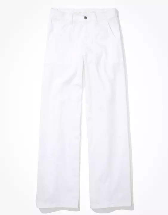 AE Stretch Super High-Waisted Baggy Wide-Leg Pant - Image 3