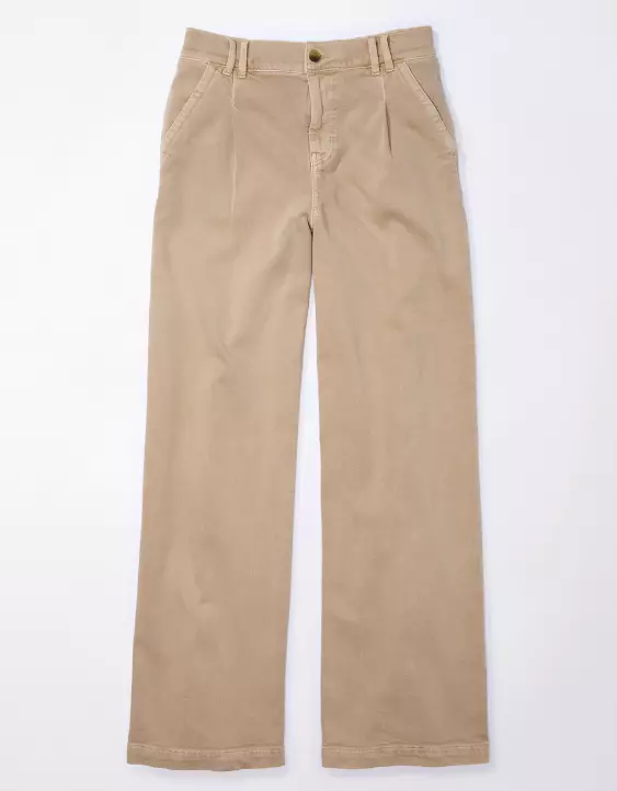 AE Stretch Super High-Waisted Baggy Wide-Leg Trouser - Image 3