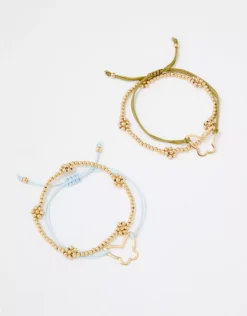 AE Butterfly Friendship Bracelet 4-Pack
