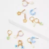 AE Daisy Hoop Earrings 6-Pack