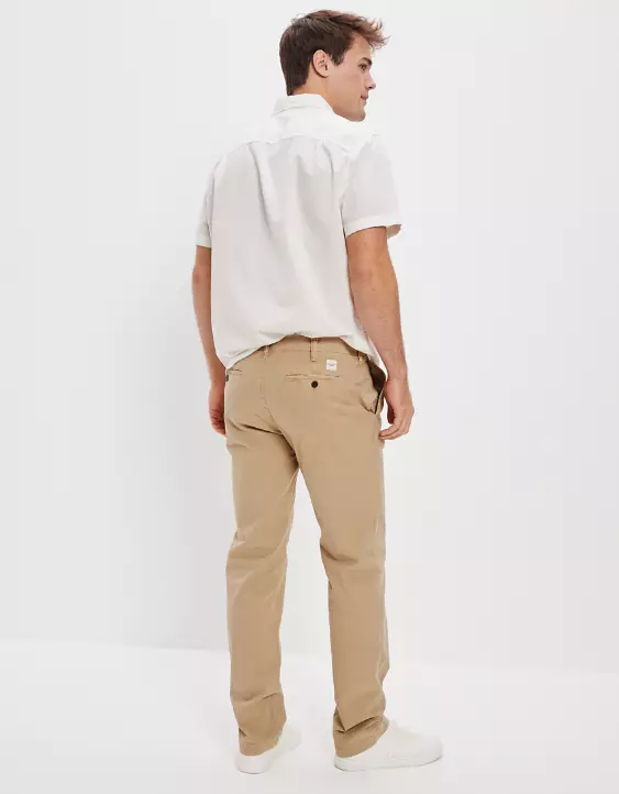 AE Flex Athletic Straight Lived-In Khaki Pant - Image 2