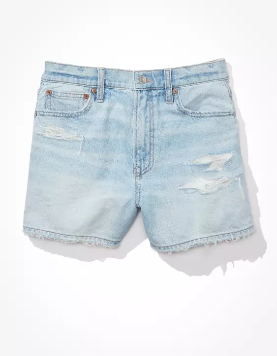 AE Strigid Denim Highest Waist '90s Boyfriend Short - Image 3