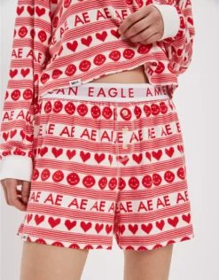 AE Fair Isle Plush PJ Set