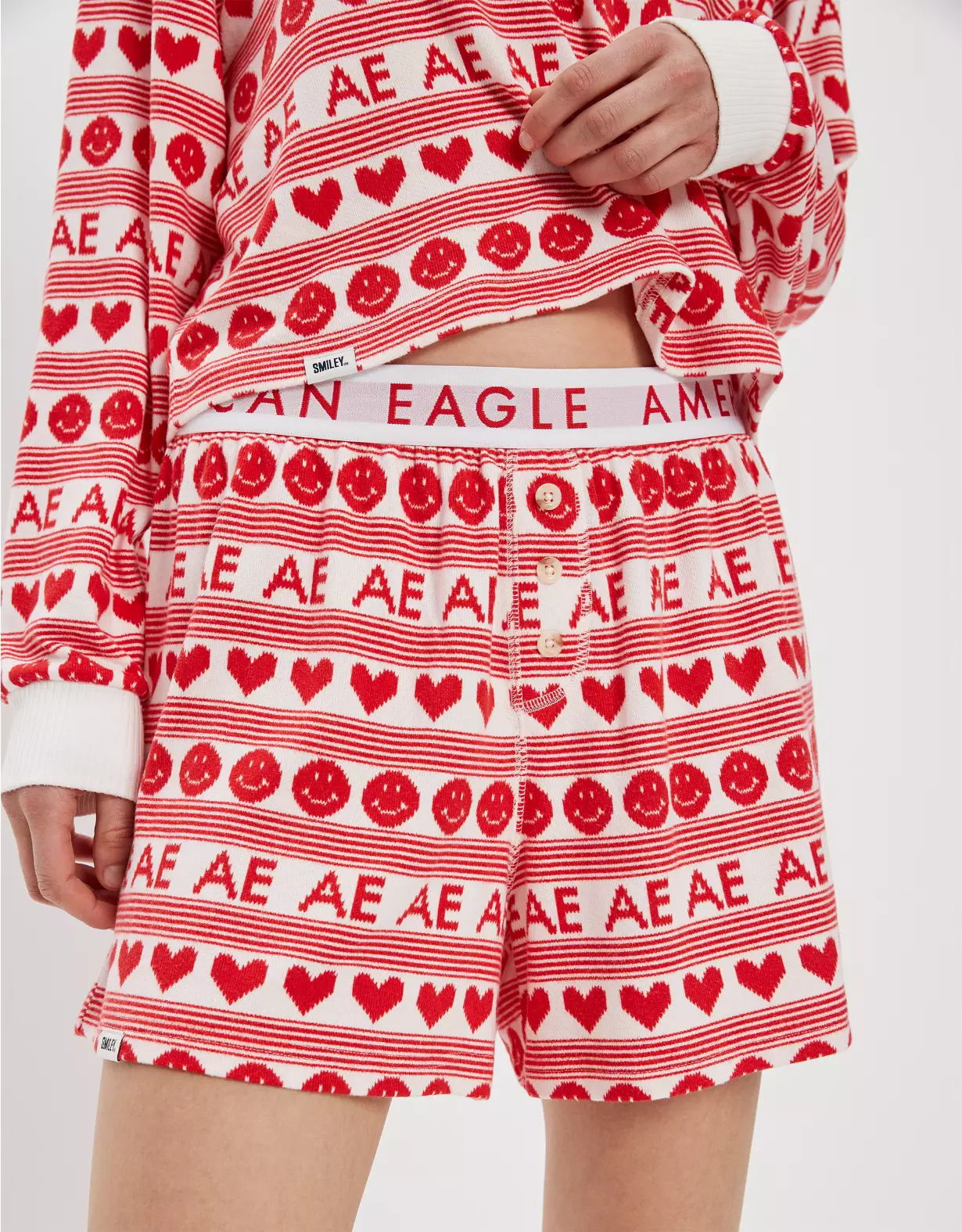 AE Fair Isle Plush PJ Set