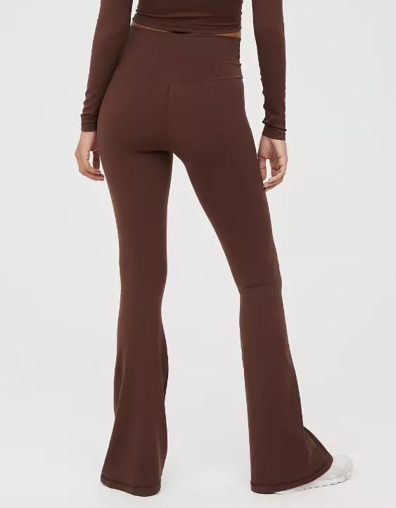 OFFLINE By Aerie Real Me High Waisted Crossover Flare Legging - Image 2