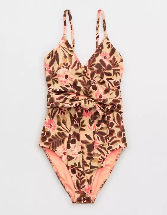 Aerie Wrap One Piece Swimsuit - Image 3