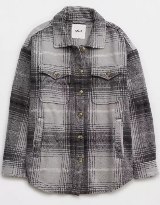 Aerie Woven Shacket - Image 3