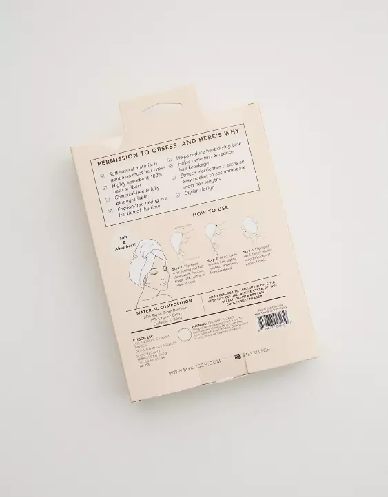 Aerie Kitsch Eco Friendly Hair Towel - Image 3