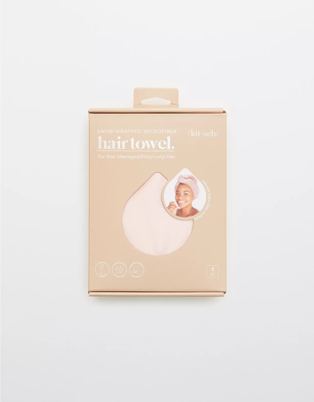 Aerie Kitsch Satin Hair Towel