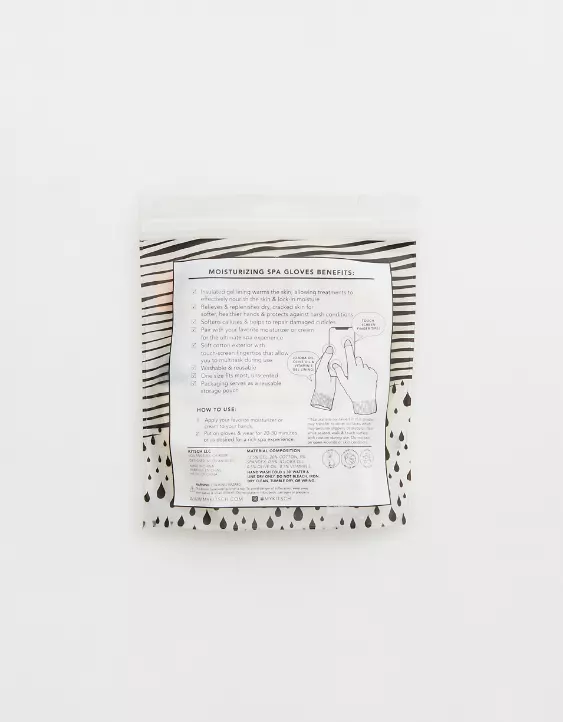 Aerie Kitsch Moisturizing Spa Gloves - Image 3