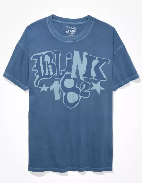 AE Oversized Blink-182 Graphic Tee - Image 3