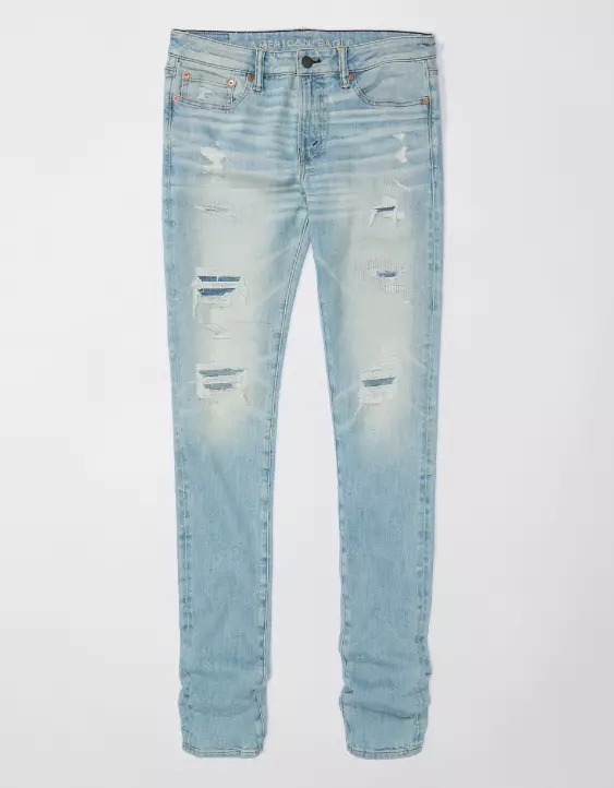 AE AirFlex+ Temp Tech Patched Stacked Jean - Image 3