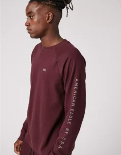 AE 24/7 Long-Sleeve Graphic Thermal T-Shirt