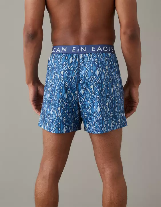 AEO Geo Print Ultra Soft Pocket Boxer Short - Image 2