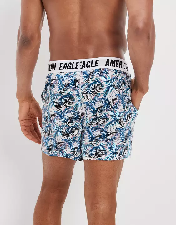 AEO Palm Trees Ultra Soft Pocket Boxer Short - Image 2