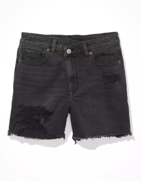 AE Denim Highest Waist Baggy Short - Image 3