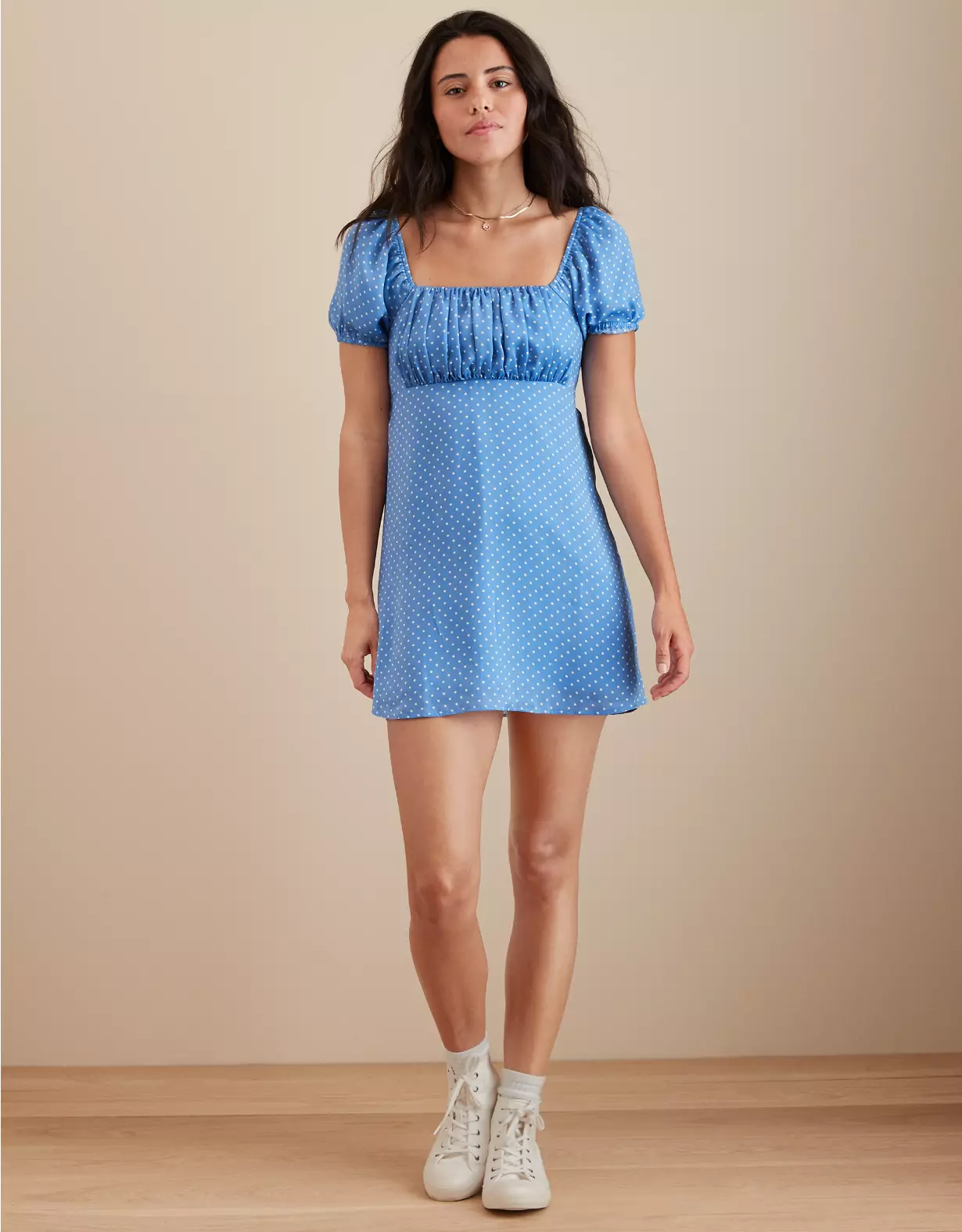 AE Puff Sleeve Babydoll Mini