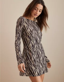 AE Boatneck Mini Mesh Dress