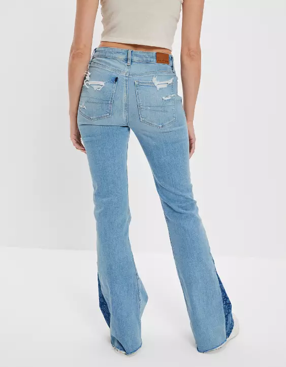 AE Ne(x)t Level Super High-Waisted Flare Jean - Image 2