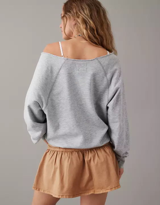 AE Off-the-Shoulder Sweatshirt - Image 3